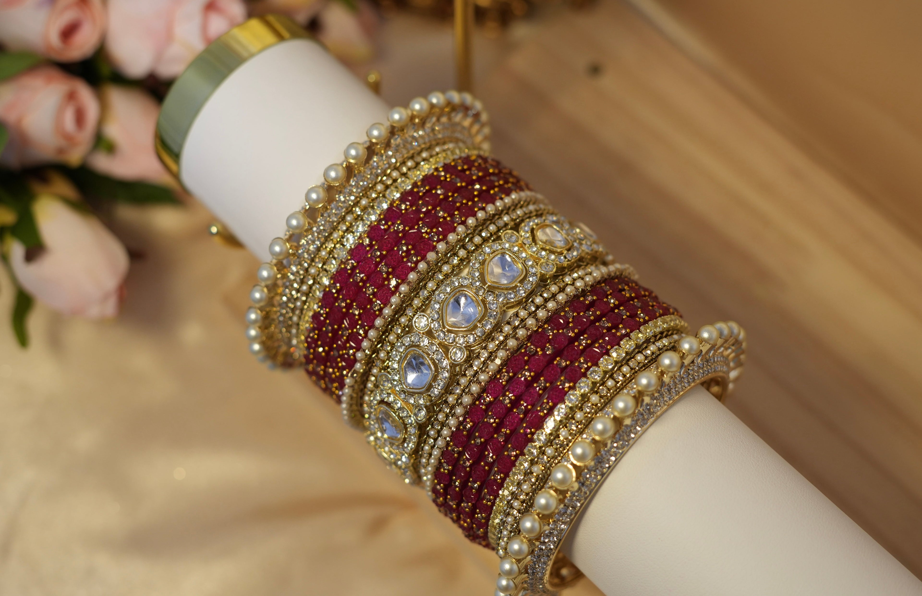 Custom Glass Bangle Sets