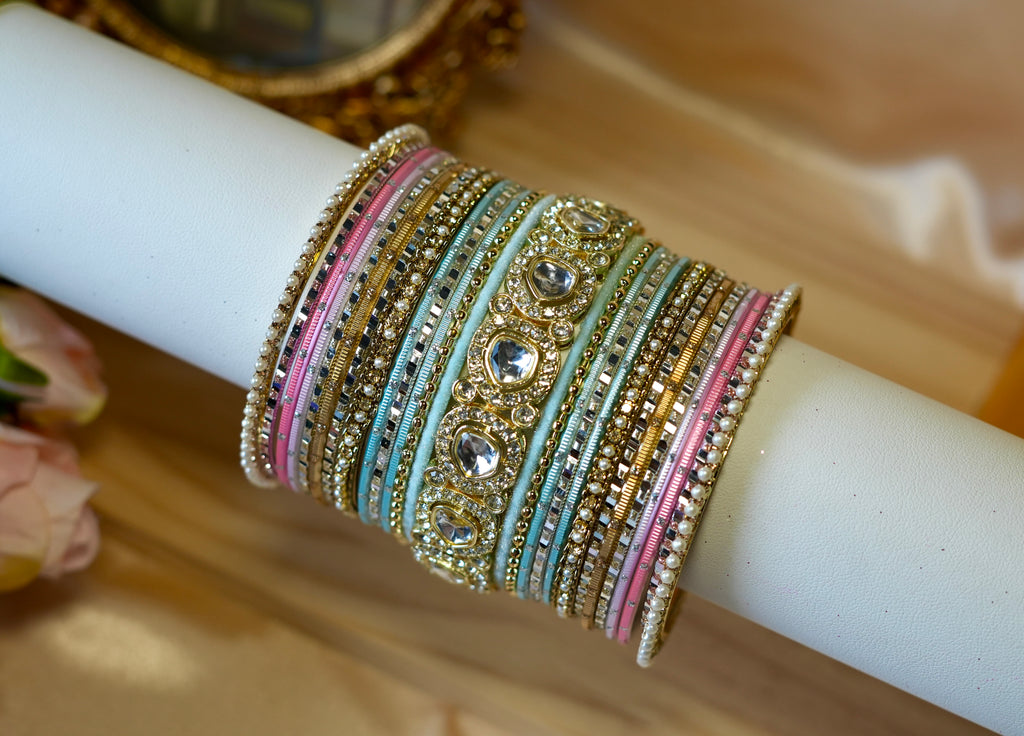 Pastel Royale Bangle Stack
