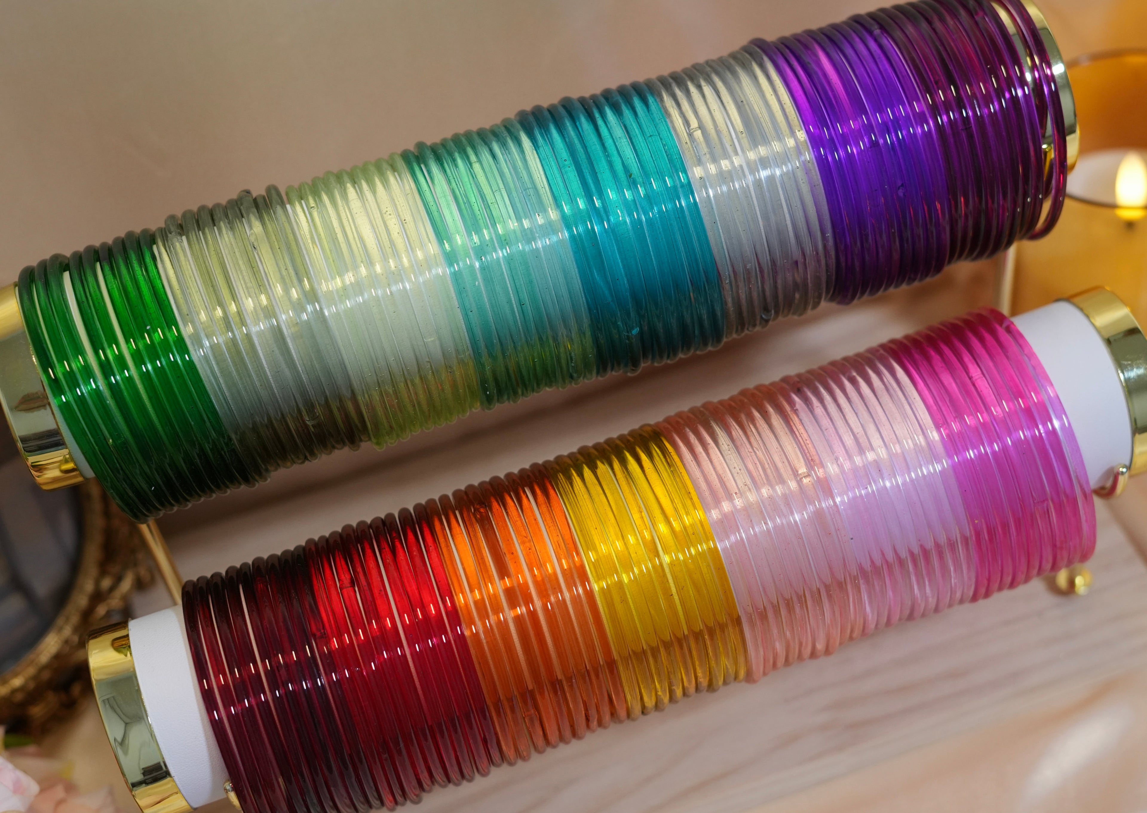 The Jelly Glass Bangles