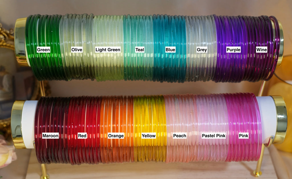 The Jelly Glass Bangles