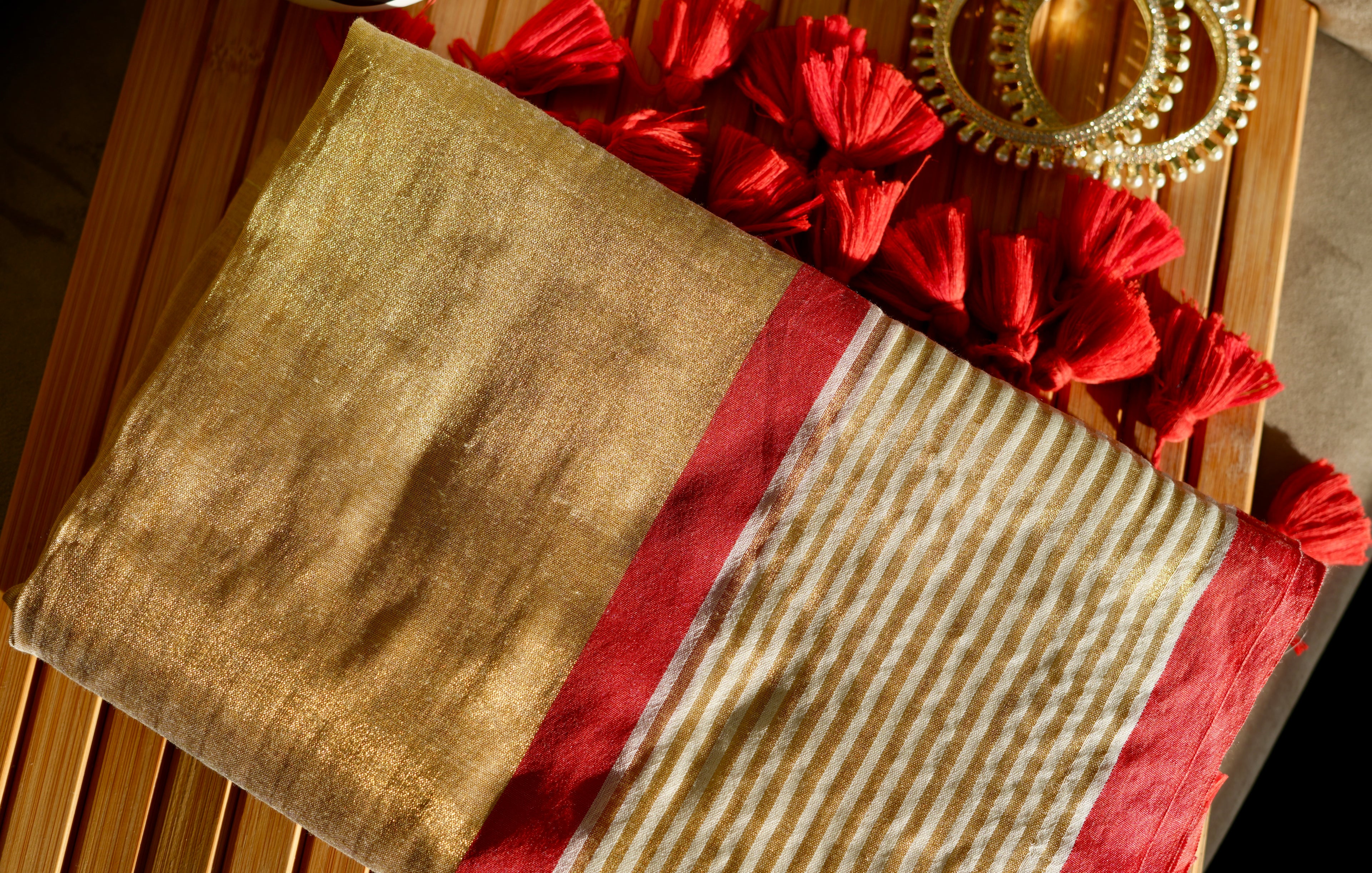 Sindoor Kasavu Mul Cotton Saree