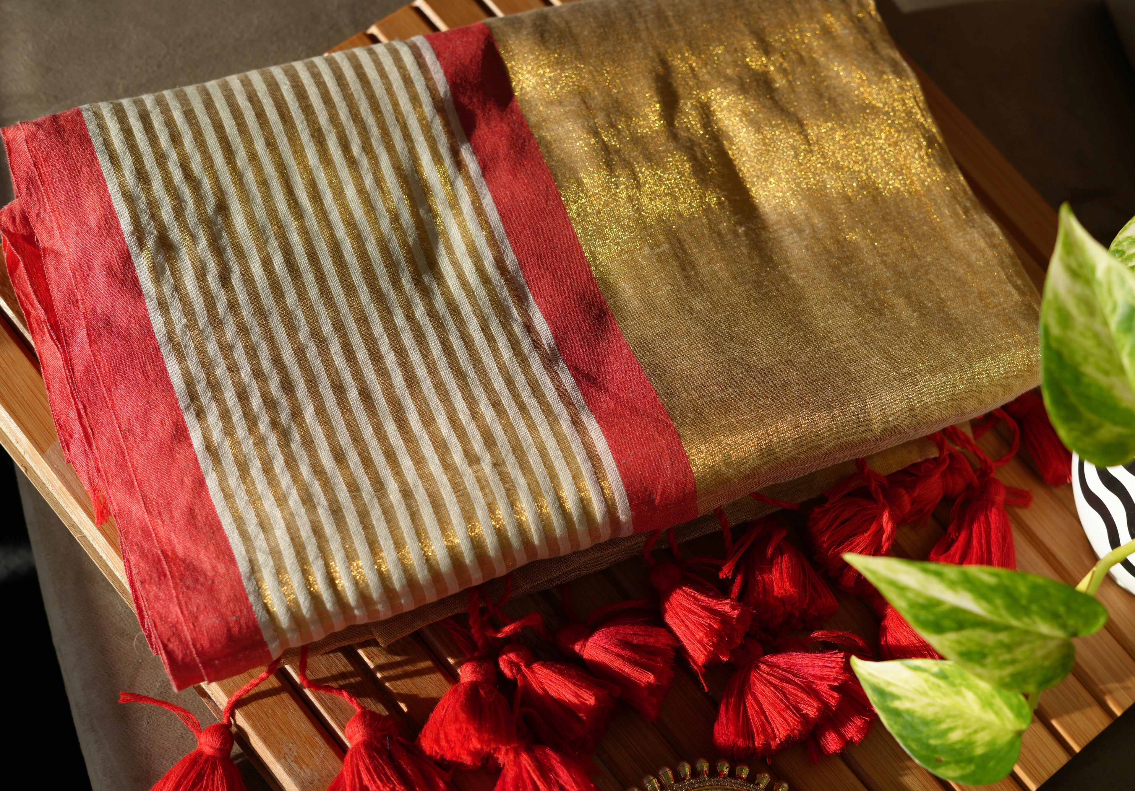 Sindoor Kasavu Mul Cotton Saree