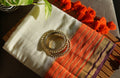 Coral Kasavu Mul Cotton Saree