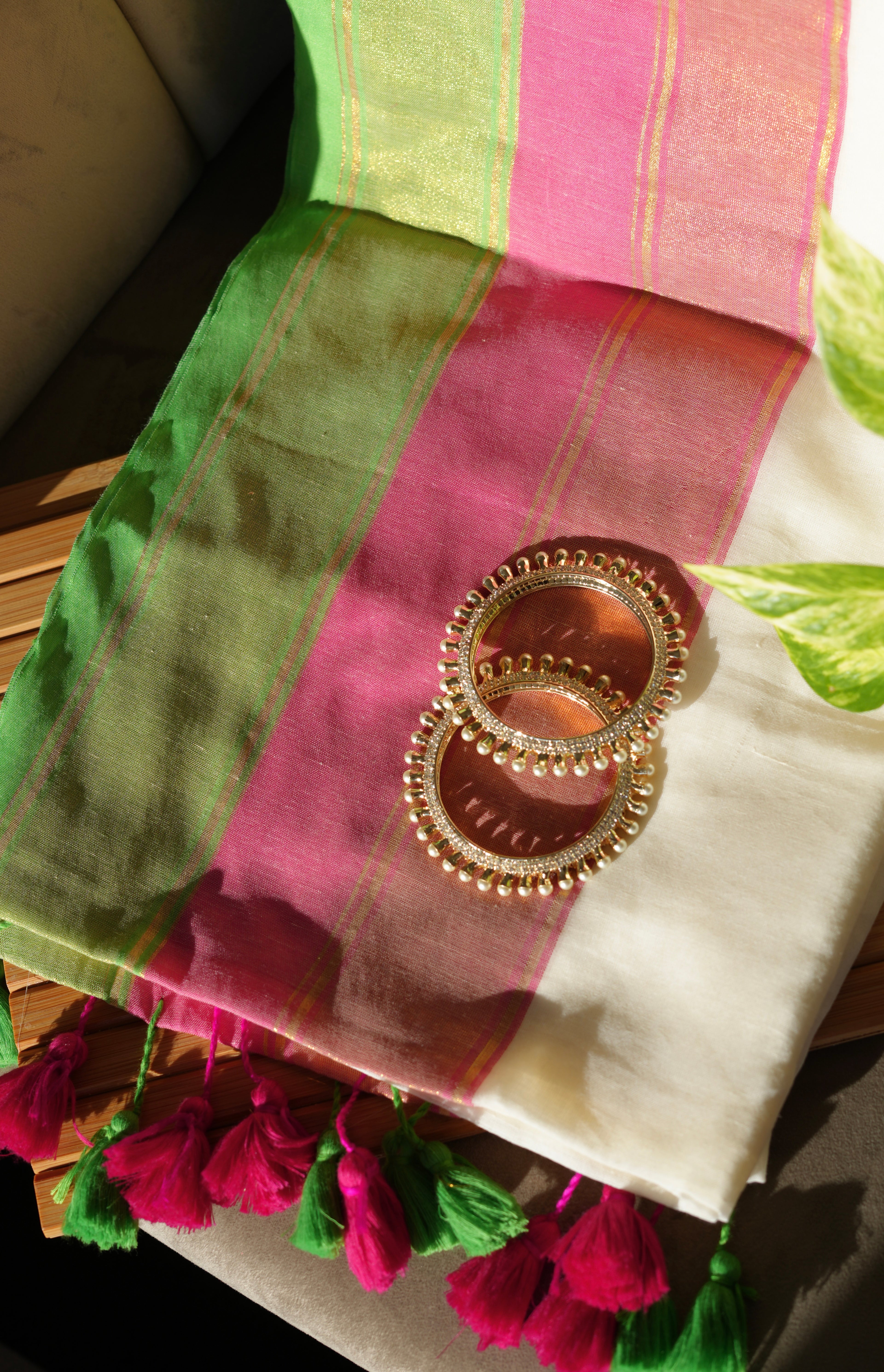 Madhura Bloom Mul Cotton Saree