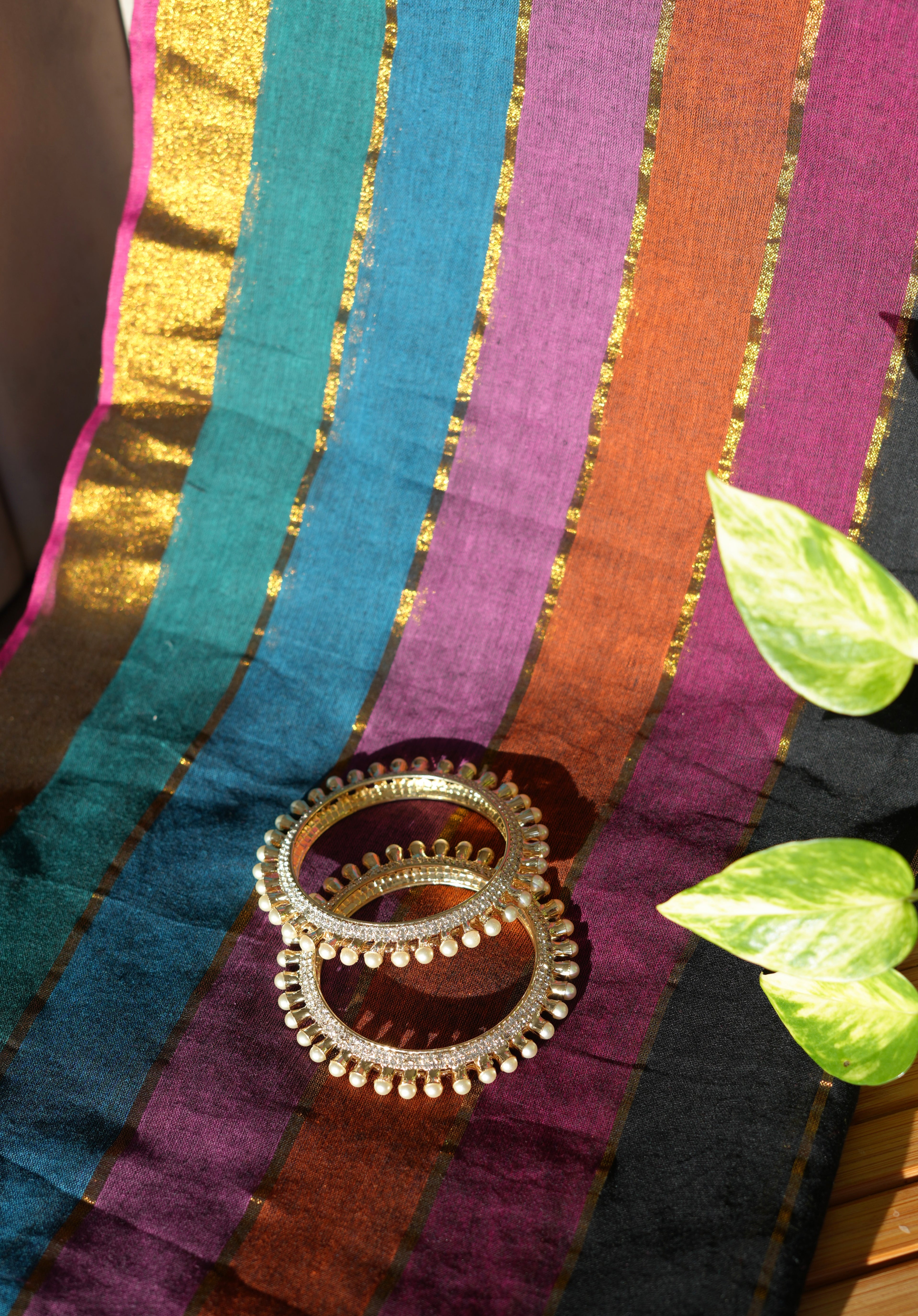 Peacock Royale Mul Cotton Saree