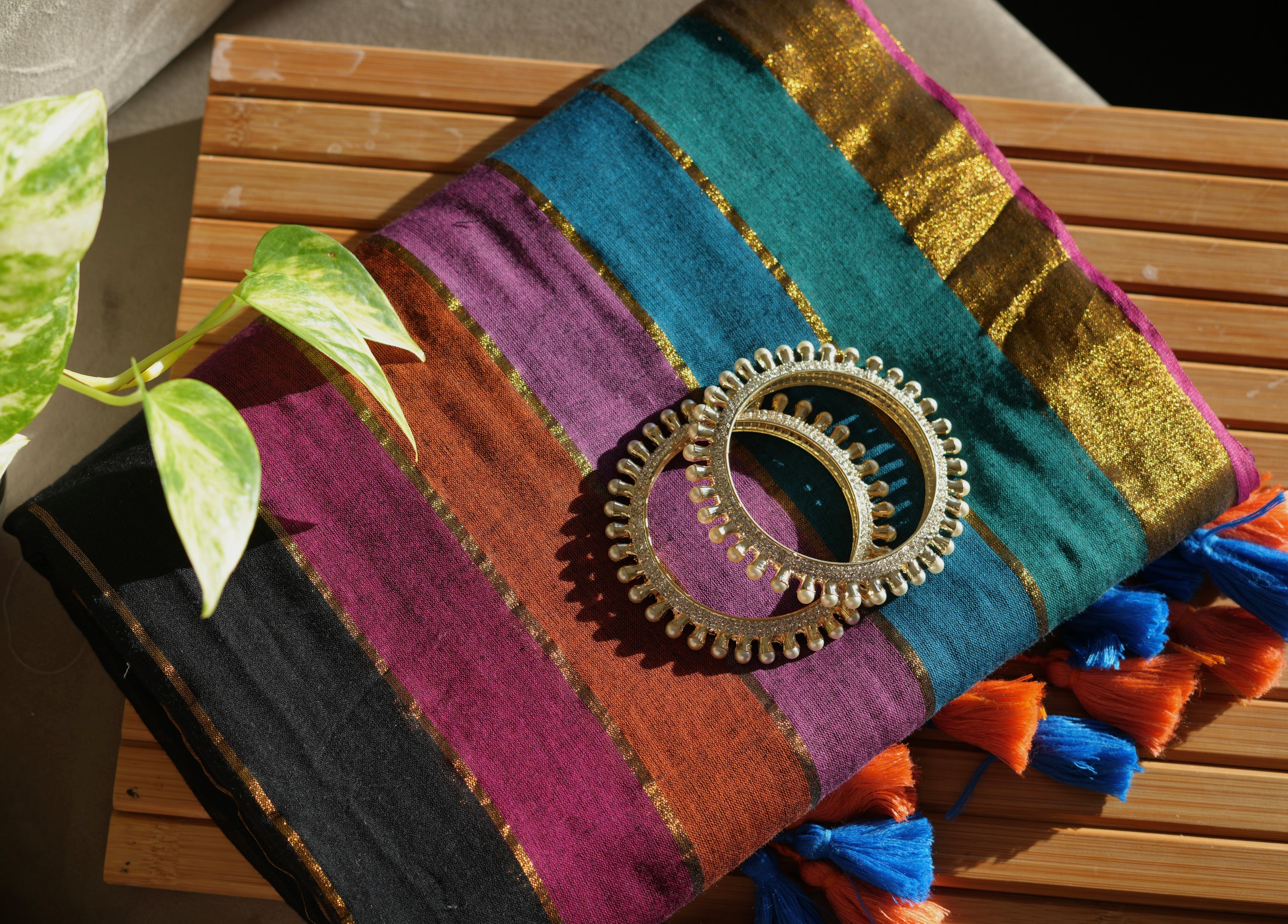 Peacock Royale Mul Cotton Saree