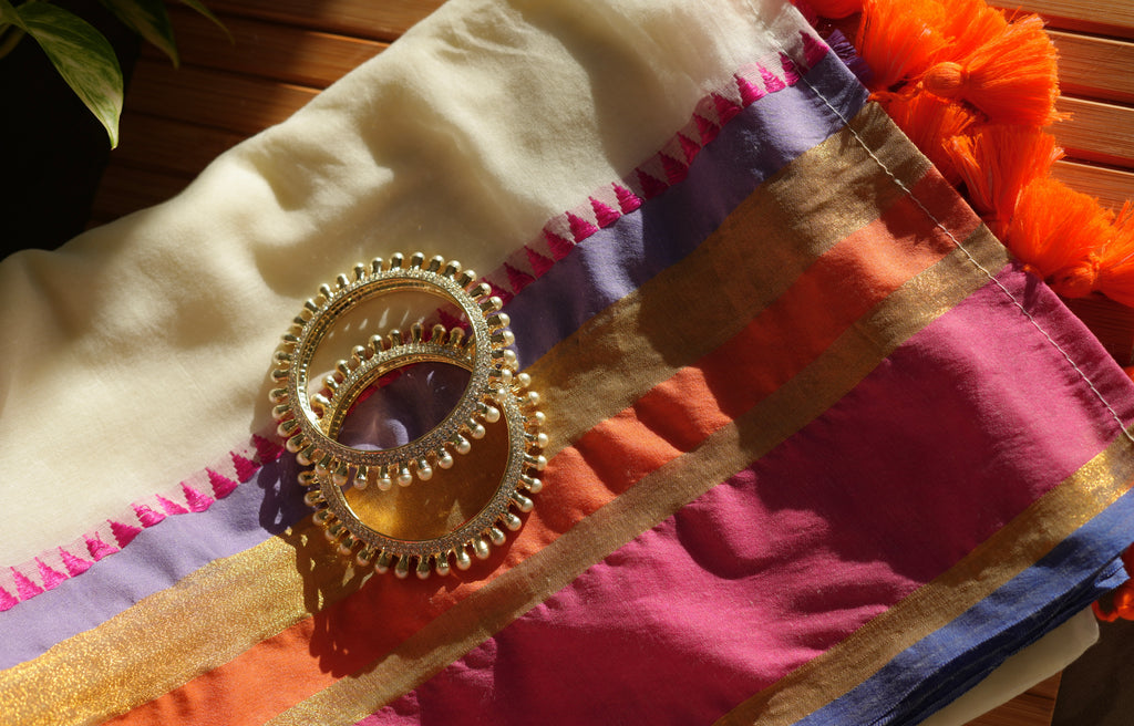 Utsava Varnam Mul Cotton Saree