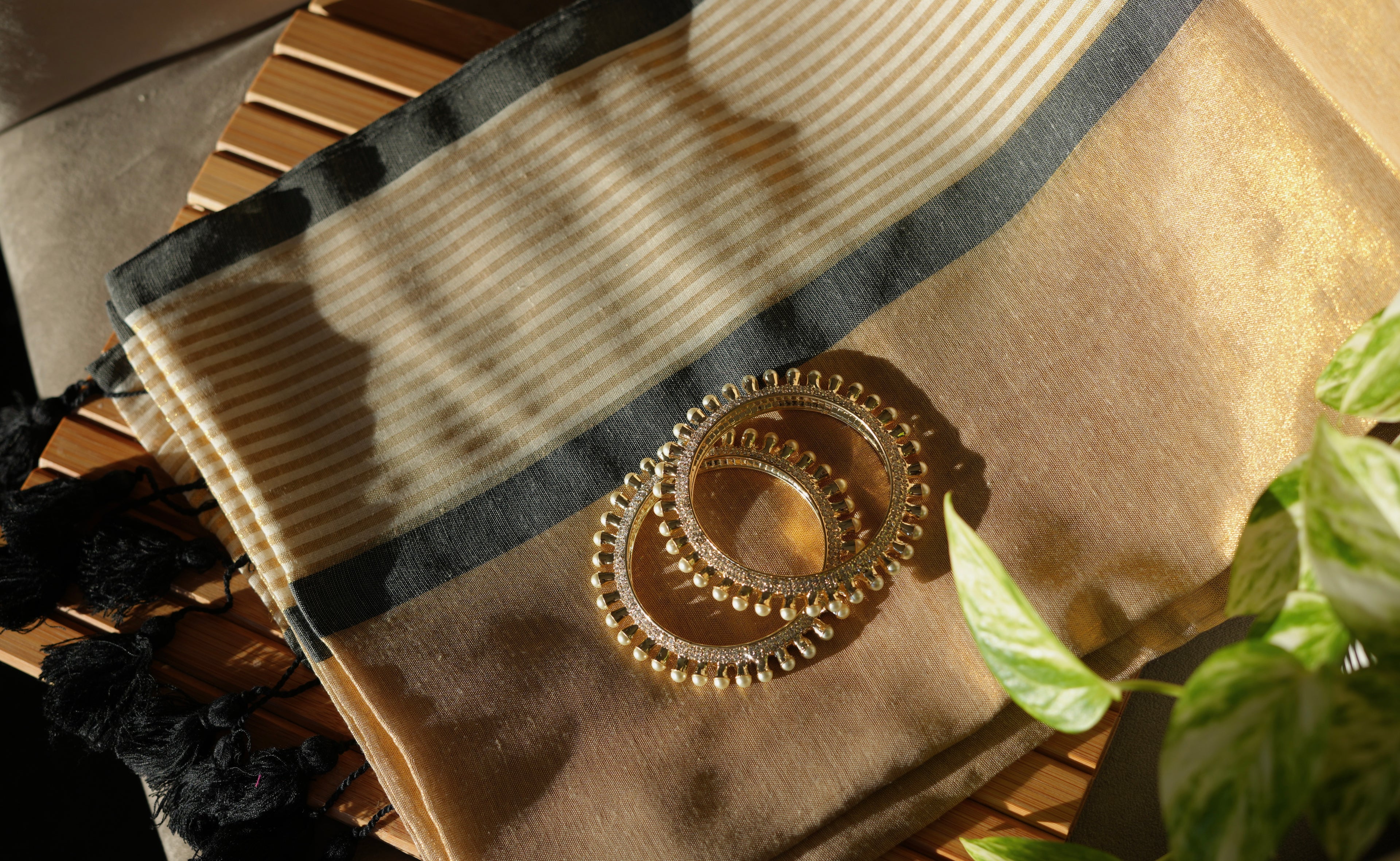 Nisha Kasavu Mul Cotton Saree