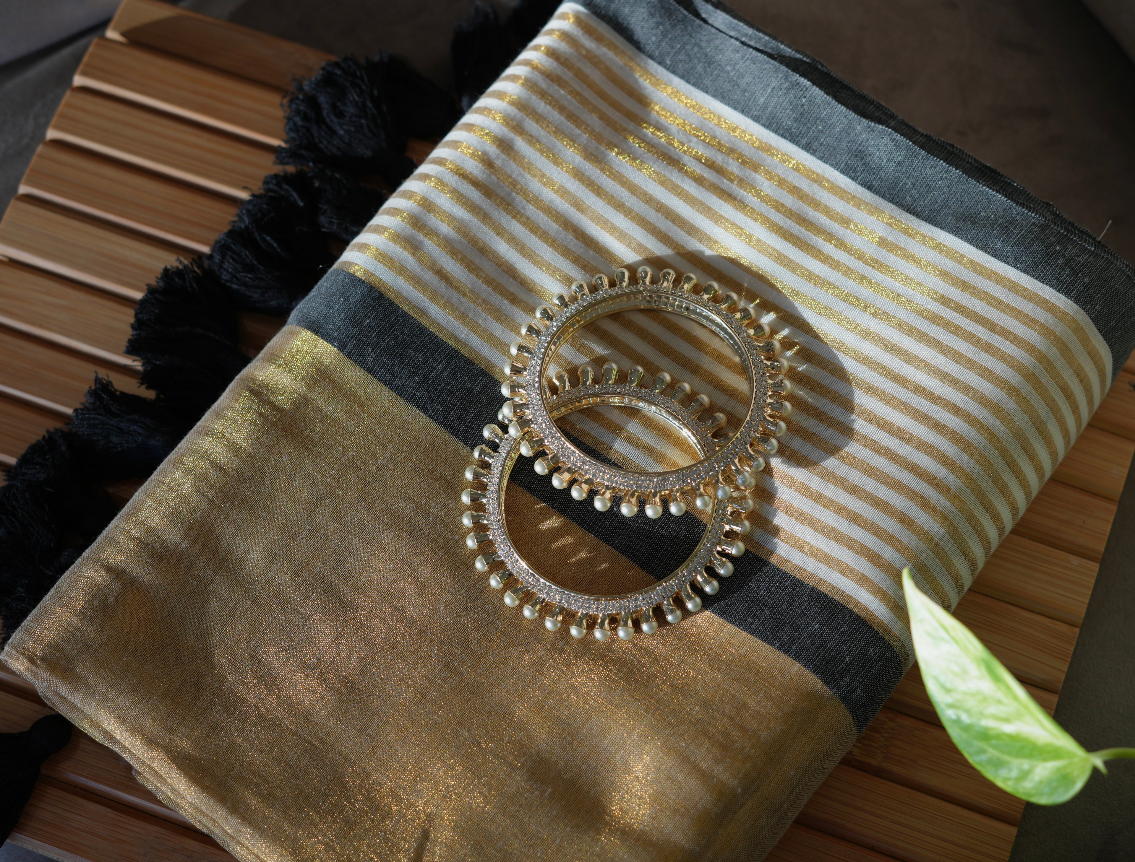 Nisha Kasavu Mul Cotton Saree