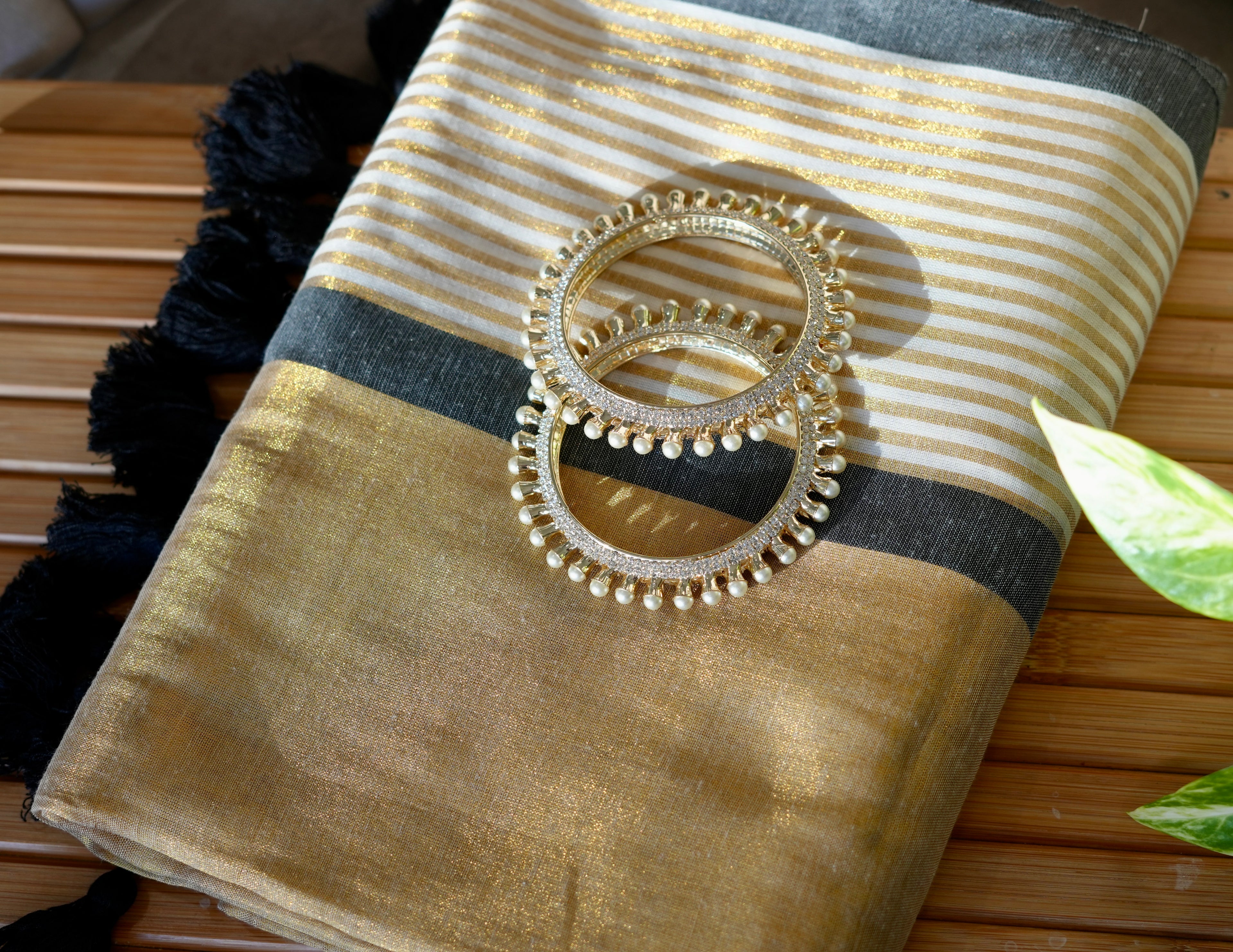 Nisha Kasavu Mul Cotton Saree