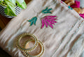 Pink Lotus Elegance Mul Cotton Saree