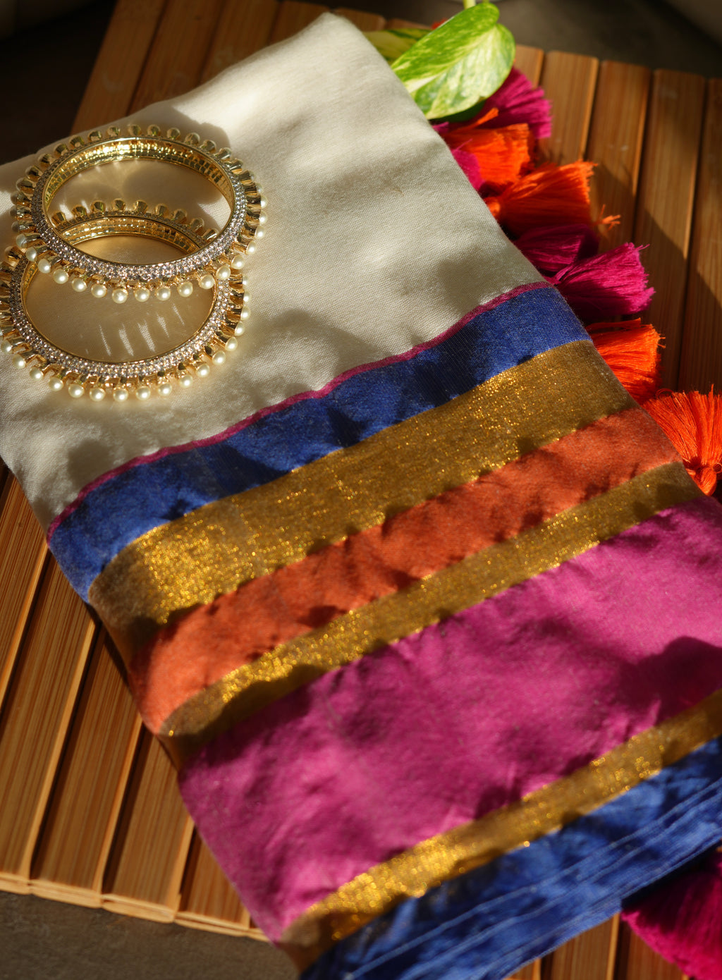 Noor-e-Bahar Mul Cotton Saree
