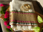 Champagne Garden Mul Cotton Saree